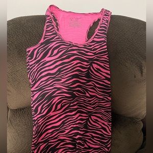 Zebra Print Tank Top